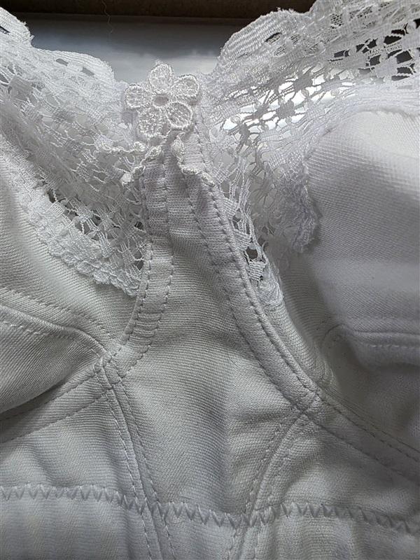 NWOT Exquisite Form 46D Fully Women's Cotton Soft Cup Bra 5100535 Beige 127881