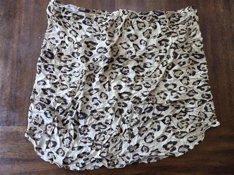 NWT PIlyq Leo Animal Print Tassel Sarong Swim Cover up 127883