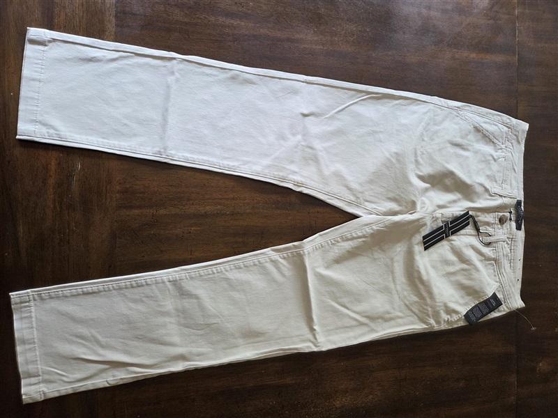 NWT Liverpool 33x30 Modern Twill Chino Pants Limestone Tan 127922