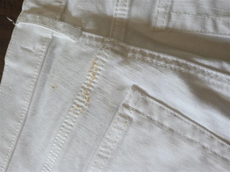 NWOTD The Loft 27 4 Frayed The Girlfriend Skinny Jeans White 127923
