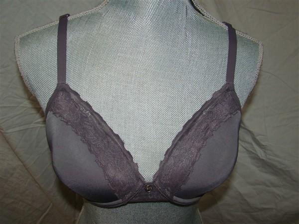 NWOT Natori Hidden Glamour Bra 36DDD Gray 736044 Lace 127931