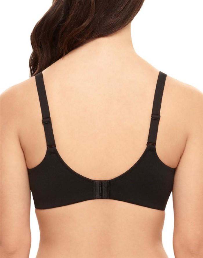 NWT Wacoal 36DD Perfect Primer Wire Free Bra 852313 Black 127977