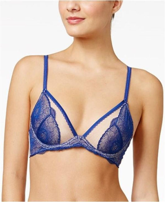 NWT b.tempt'd Wacoal 32C b.provocative Underwire Bra 951222 Blue 127980