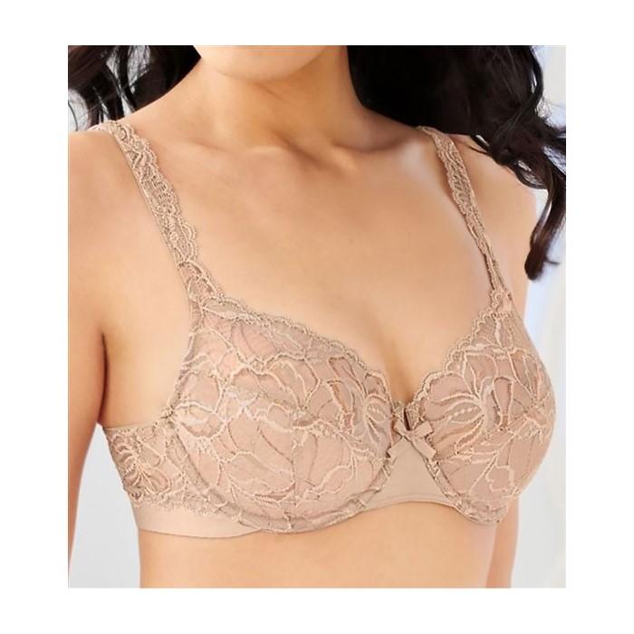 NWPT Bali 36B Lace Desire No-Foam Underwire Bra 6543 Beige 128008