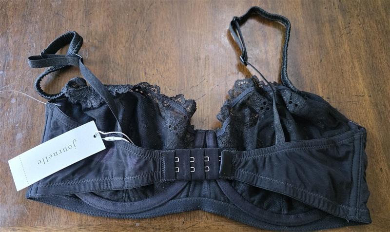 NWT Journelle 34C Lexi Lace Demi Bra Black 128048