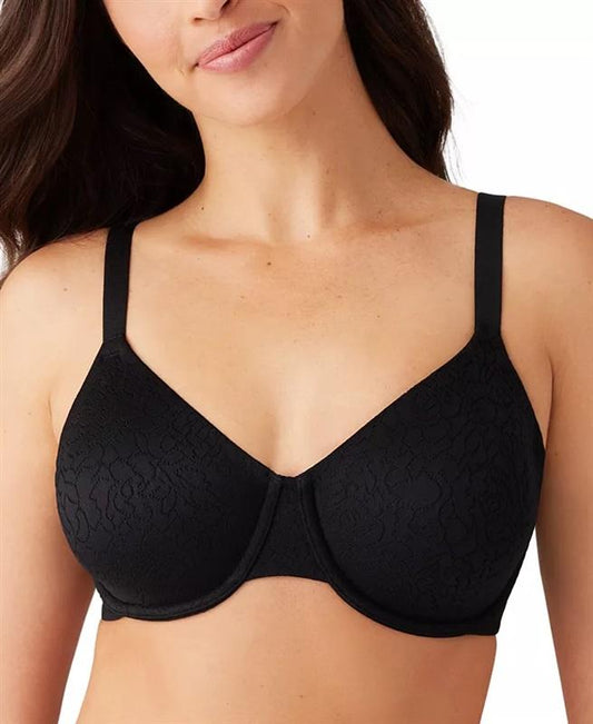 NWT Wacoal 38D 855345 Inside Job Underwire Bra Black 128076