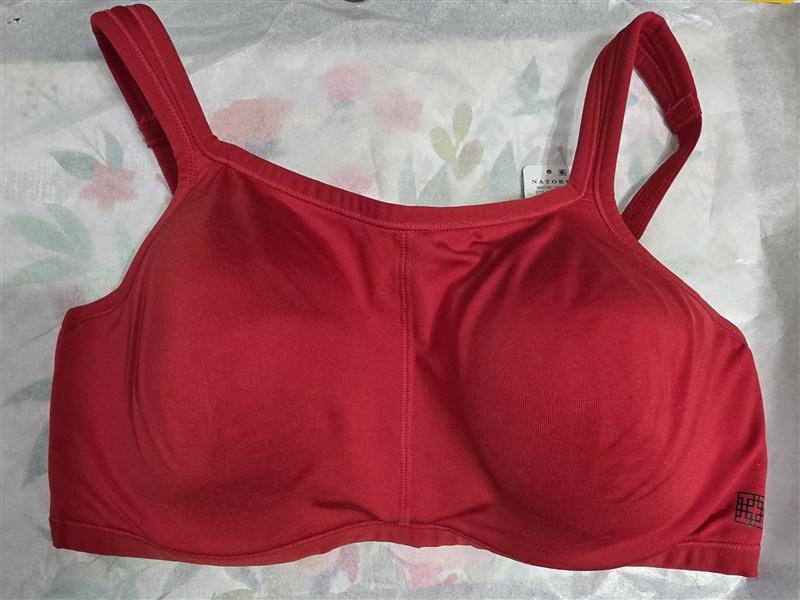 NWT Natori Yogi 32DD Yoga Sports Bra 731050 Samba Red 128144