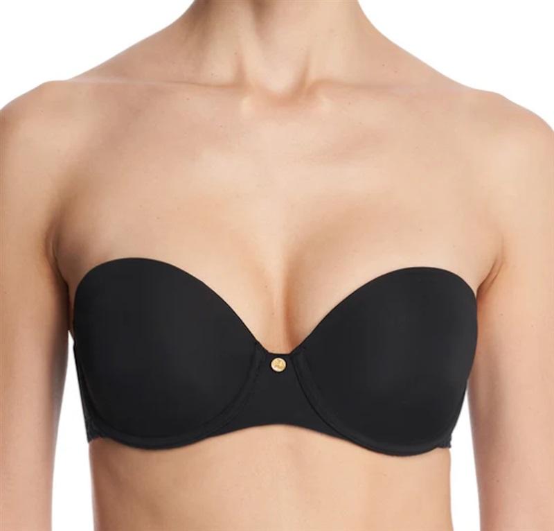 NWT Natori 30G Pure Luxe Strapless Contour Underwire Bra Beige 128147