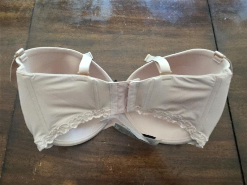NWT Natori 30G Pure Luxe Strapless Contour Underwire Bra Beige 128147