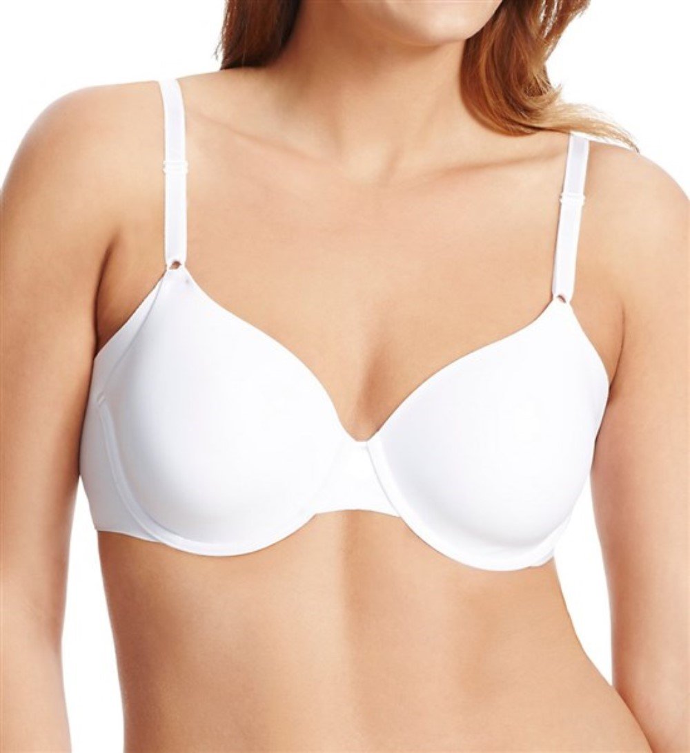 NWOT Olga 44C No Side Effects Contour Underwire Bra GB0561A White 128156