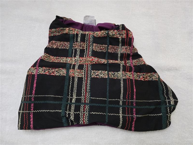 NWOT Hermoza 14 Eliza Plaid Yoga Swim Sports Bra 128205