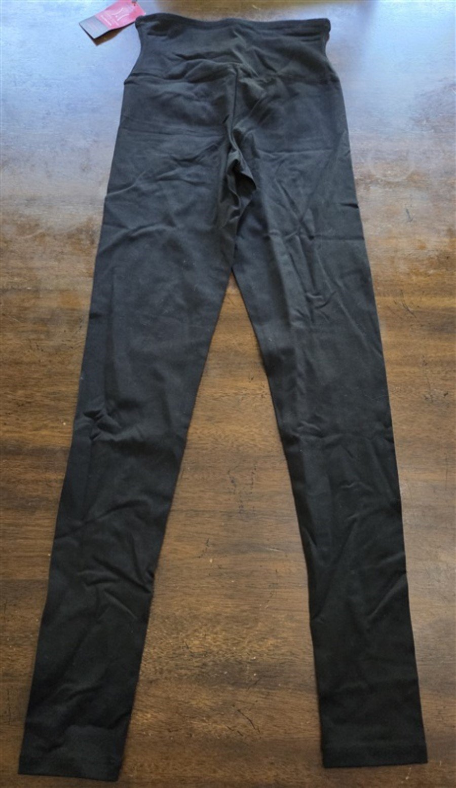 NEW Yummie Tummie XS Compact Cotton Shaping Full-Length Leggings Black #128212
