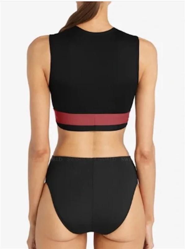 NWOT Robin Piccone L Billie Rose Hi Waist Bottom 128249