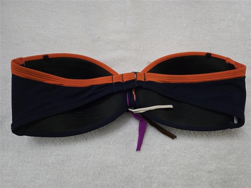 NWTD Robin Piccone M Billy Bandeau Bikini Swim Top 128262