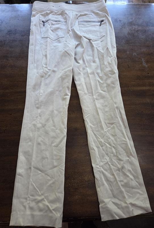 NWOT Inc 10 Full Length Zipper Pocket Tan Khaki Pants Reg 128269