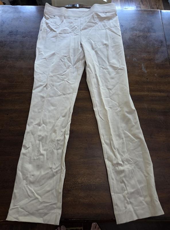 NWOT Inc 10 Full Length Zipper Pocket Tan Khaki Pants Reg 128269