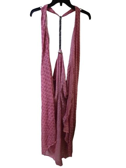 NWT Mayamar Anthropologie OS Crinkle Boho Cover Up T Back Vest 128271