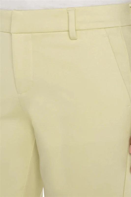NWT Liverpool 0/25 KELSEY KNIT TROUSER STRETCH PONTE Lemon Grass 128277