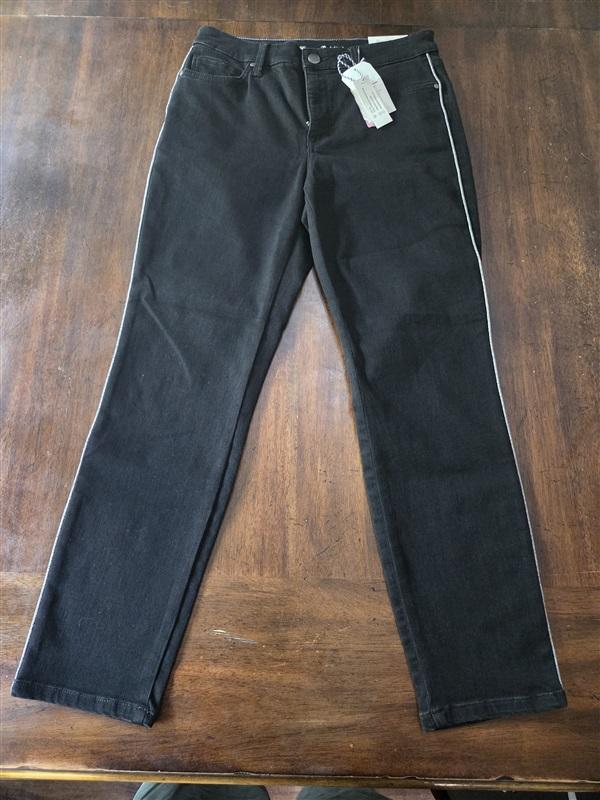 NWT Tommy Bahama 6 Boracay Black HR Tux Ankle Jeans 128282