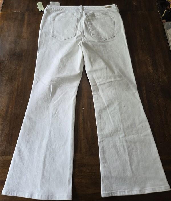 NWT Liverpool 14 32 Lucy Hi Rise Bootcut Jeans White 128286