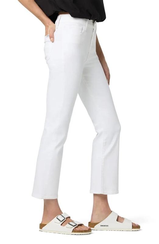 NWT Joe's Jeans 30 The Callie High Waist Crop Bootcut Jeans White 128287