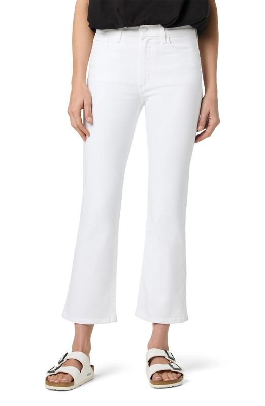 NWT Joe's Jeans 30 The Callie High Waist Crop Bootcut Jeans White 128287