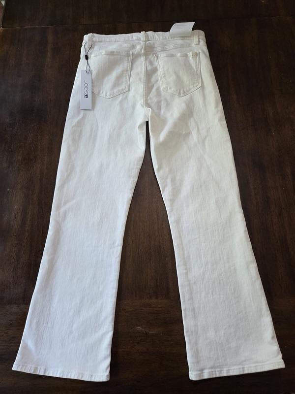 NWT Joe's Jeans 30 The Callie High Waist Crop Bootcut Jeans White 128287