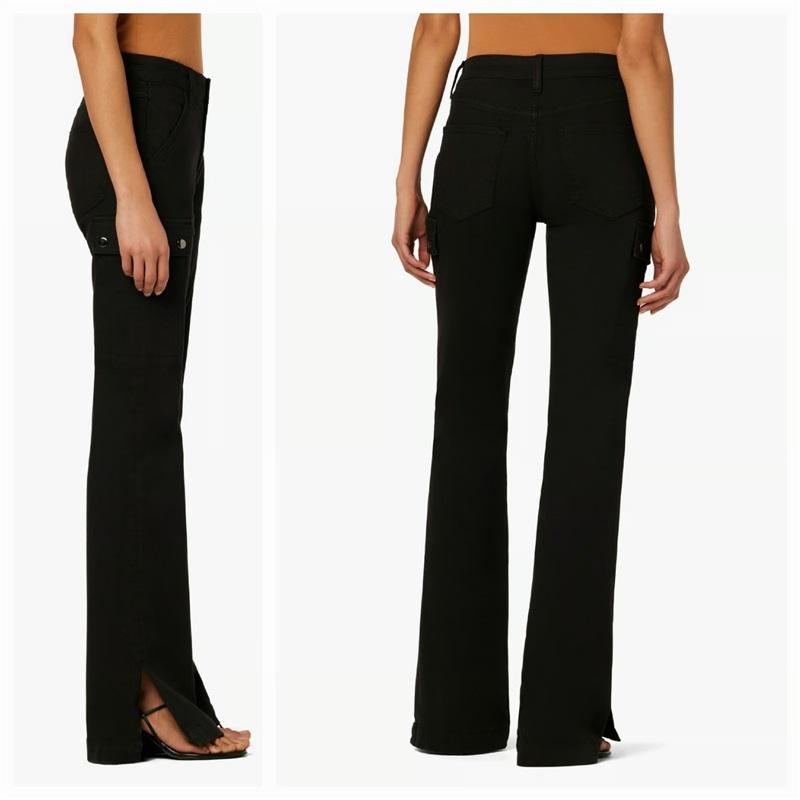 NWT Joe's Jean 26 The Frankie Bootcut Wide Hem With Slit
