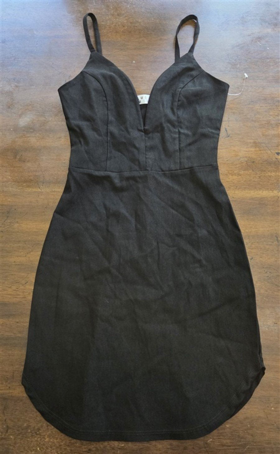 NWOT Blue Blush S Deep V Neck Wired Stretch Bodycon Mini Dress #128294