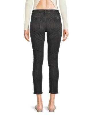 NWT Joe's Jeans 31 The Icon Mid Rise Skinny Ankle Black Nightfall 128314