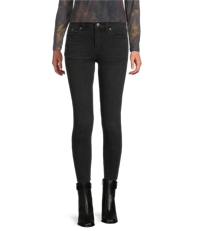 NWT Reba 4 Tanya Ankle Skinny Denim Jeans Black 128316