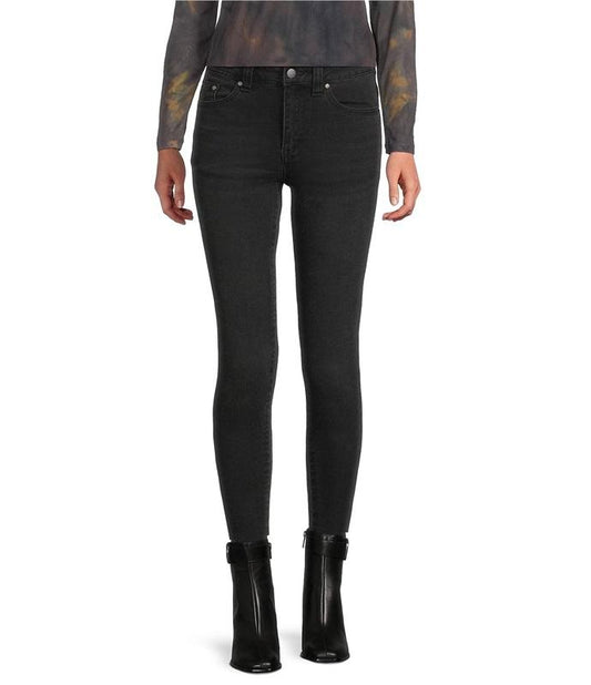 NWT Reba 4 Tanya Ankle Skinny Denim Jeans Black 128316
