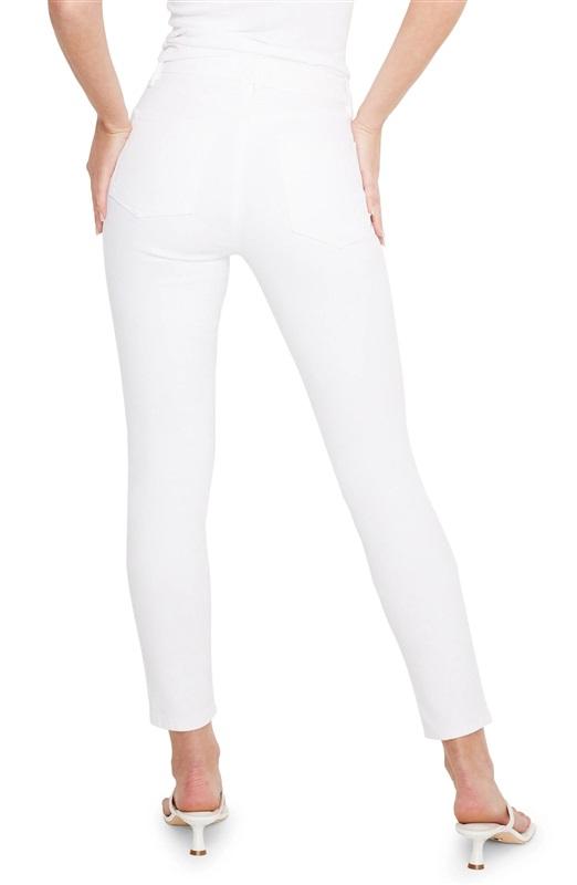 NWT Good American 15 Good Legs Crop Skinny Jeans White 128320