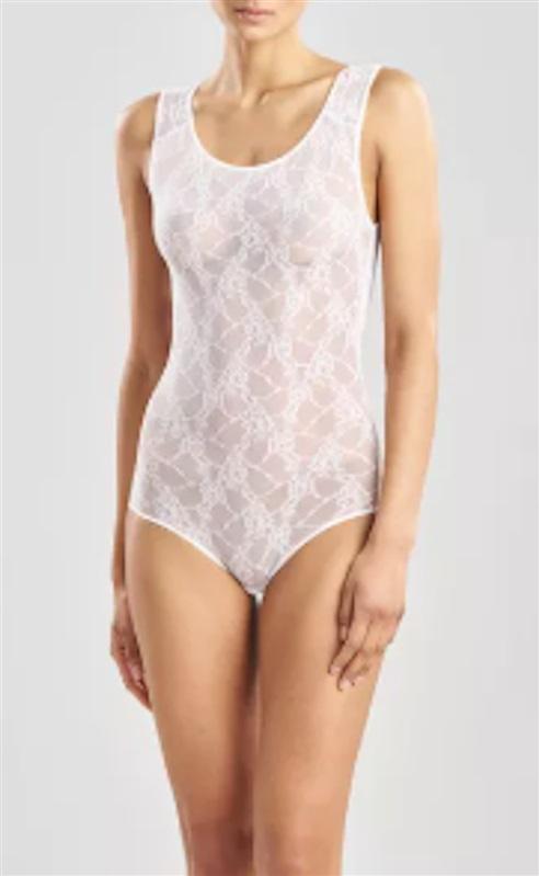 NWT Natori XXL Bliss Allure Lace Bodysuit 780303 White 128329