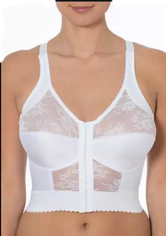 NWT Courtland 34C Rago 3/4 Front Closure Soft Cup Bra Longline 128335