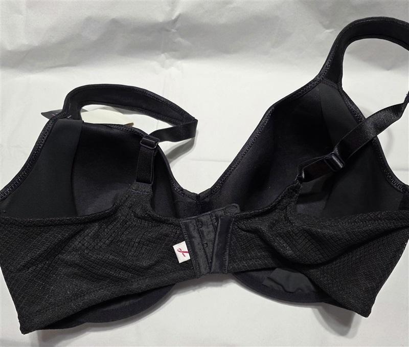 NWT Wacoal 36DD Awareness Underwire Lightweight Spacer Bra 853367 Black 128357