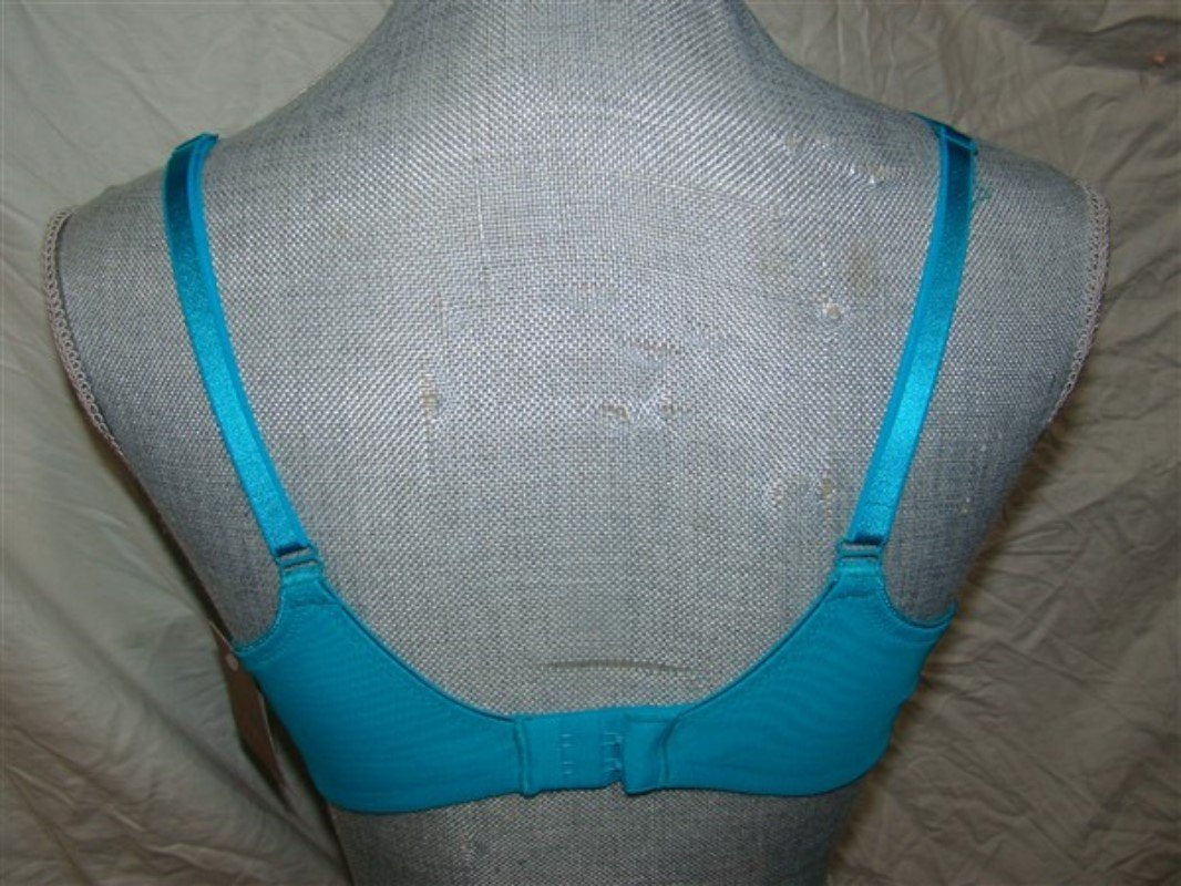 NWT Chantelle 38DDDD Parisian Multi-Part Plunge Underwire Bra 1471 Teal 128364
