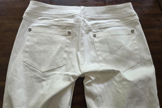 NWOT Affliction 28 Sample Jeans Low Rise Straight White 128388