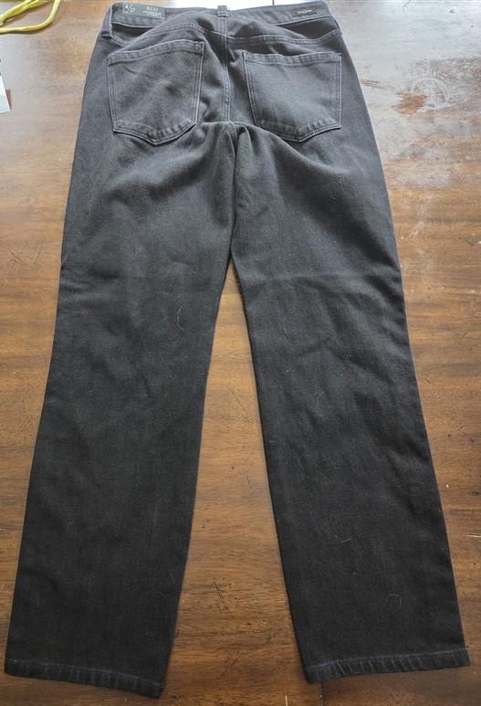 NWT Liverpool 4 27 Liv Non-Skinny Skinny Jeans Black Silver Trim 128401
