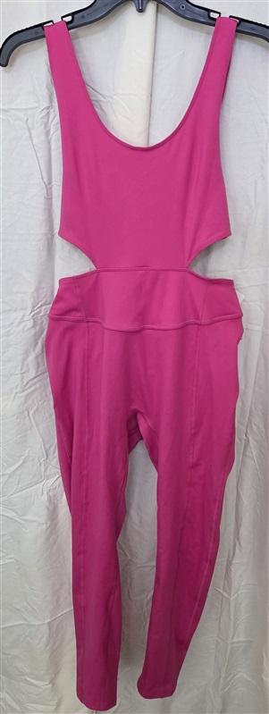 NWT Free People Movement M Back It Up Jumpsuit Pink 128410