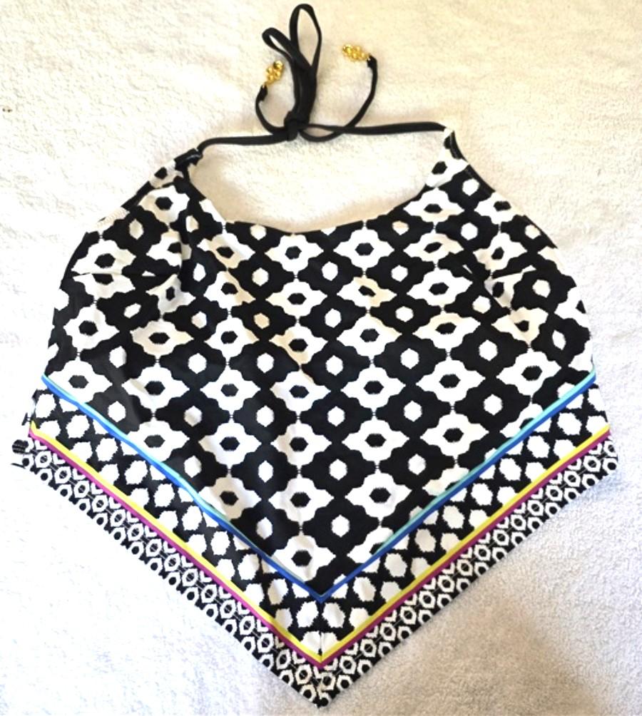NWT Trina Turk 8 Key West Handkerchief Bikini Swim Top 128500