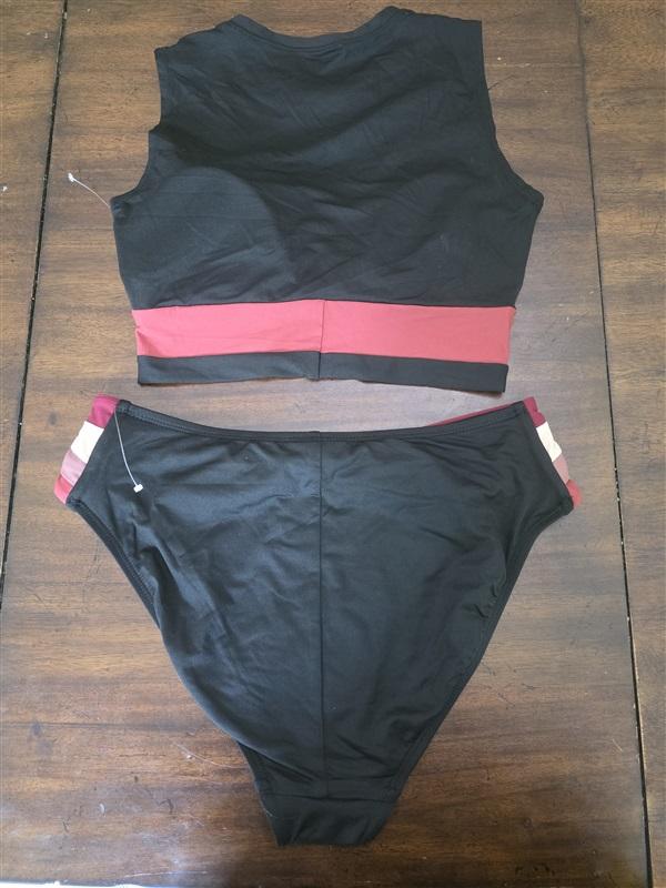 NWOT Robin Piccone Billie Crop Bikini Swim Top XS & Bottom S Set 128509