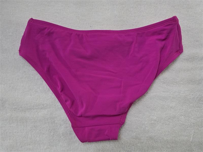 NWOT Robin Piccone L Hot Pink Knot Front Bikini Swim Bottoms 128528