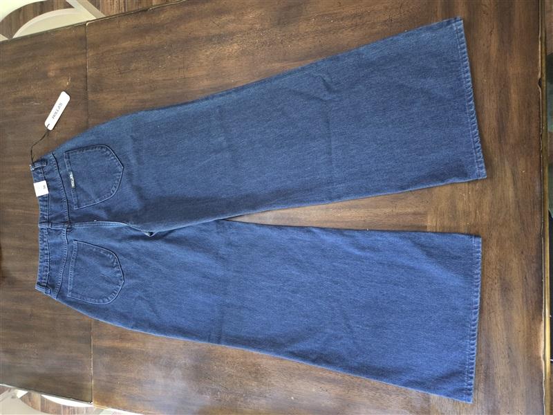 NWT Rolla's 30 Studio Flare Lou Button Fly Blue Sailor Jeans Dungarees 128536