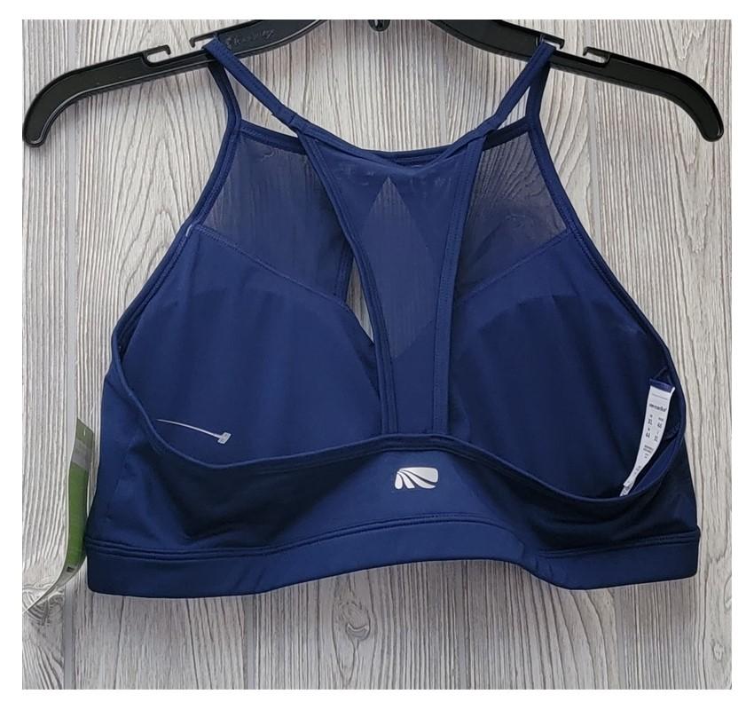 NWT Marika XL High Impact Mesh Sports Bra Karla Yoga Sports Bra Blue 128573