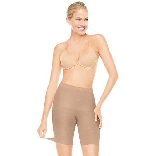 NEW ASSETS sz 2 Red Hot Label by Spanx Mid-Thigh Slimmer 1840 Beige 128587