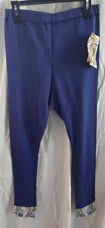 NWT One World XS Charming Art Rhinestone Handkerchief Top Legging set 128592