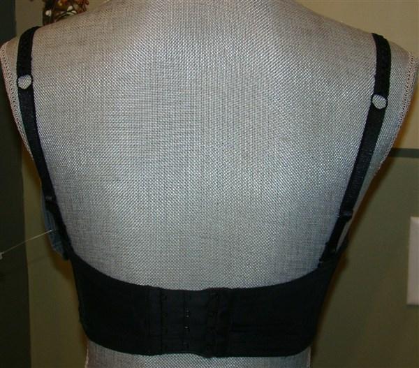 NWT Le Mystere 40F Soiree Strapless Multi Way Bra 9756 Black 128600