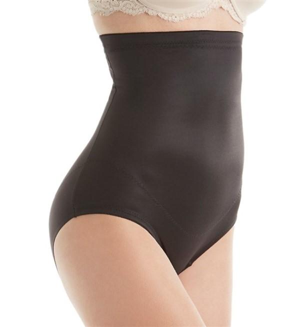 NWT Miraclesuit S Flexible Fit Hi-Waist Shaping Brief 2905 Black 128604