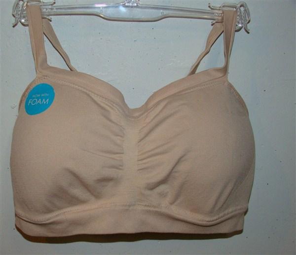 NWT Barely There XS CustomFlex Fit The Bandini X741 Beige Pull ON Bra 128610